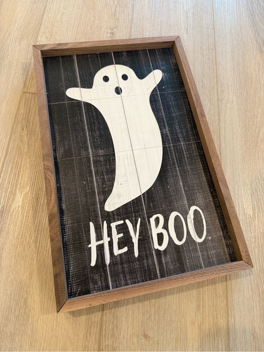 NWT Kendrick Fall / Halloween “Hey Boo” Wall Art